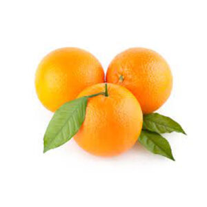 Orange Clementine on a white background