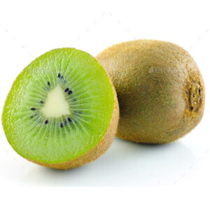 Closeup shot of Kiwi fruit on display of the website
