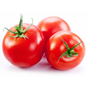 Cherry tomato on a white background