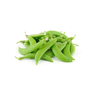 Sugar Snap Pea on a white background